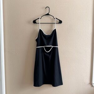 wild fable Black Dress with White Trim
